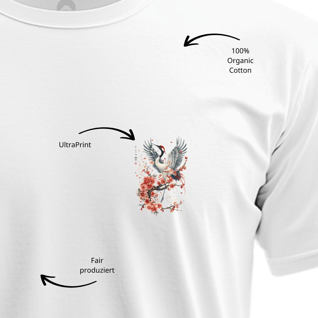 CRANE & FLOWER – Inner Sign Shirt (Herren) | YAMASHITA