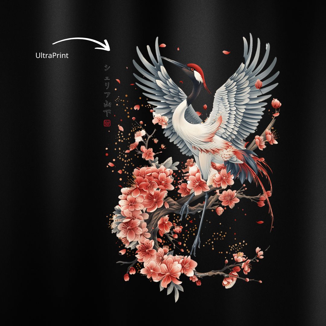 CRANE & FLOWER – Inner Sign Shirt (Herren) | YAMASHITA