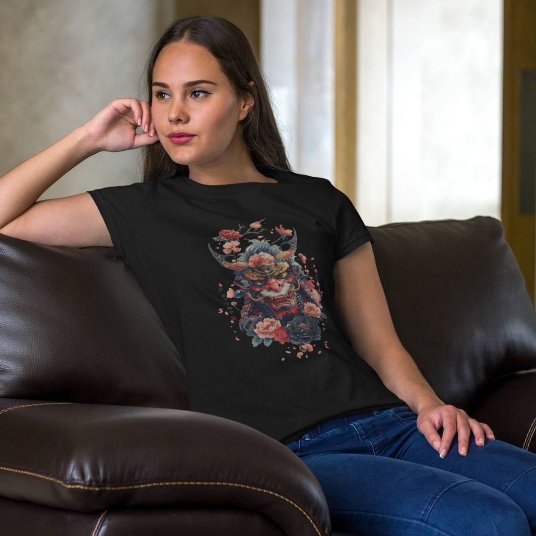 ONI – Visible Sign T-Shirt (Damen, Schwarz) | YAMASHITA