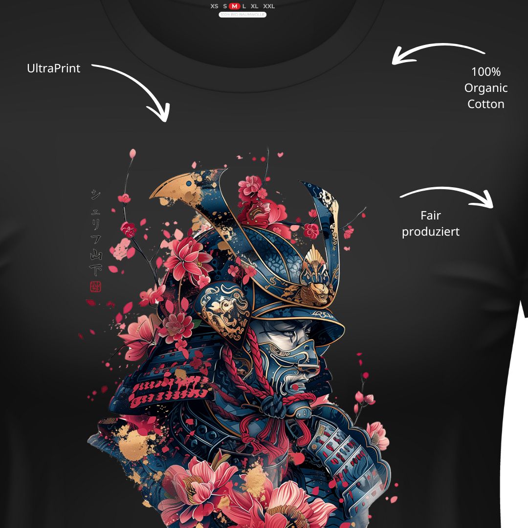 SAMURAI – Visible Sign T-Shirt (Damen, Schwarz) | YAMASHITA