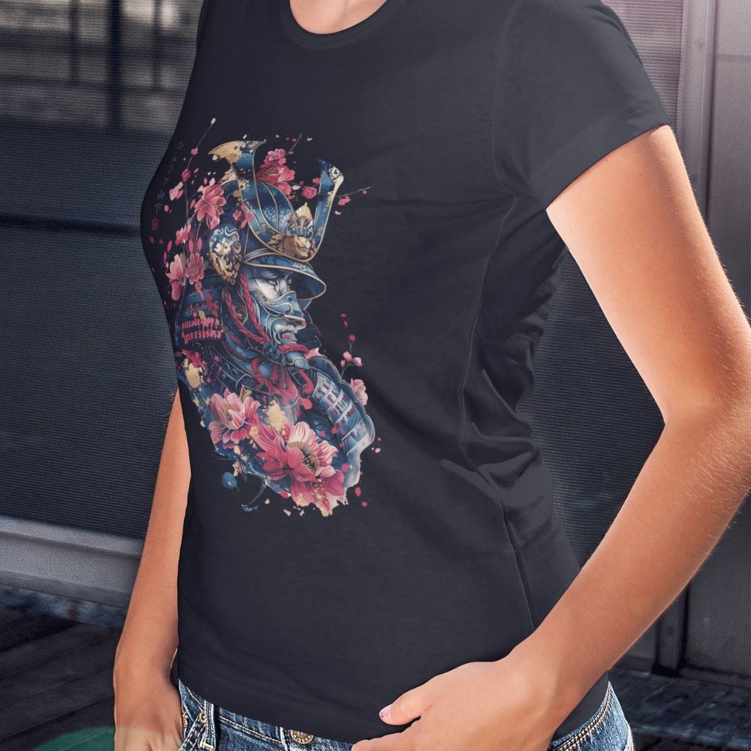 SAMURAI – Visible Sign T-Shirt (Damen, Schwarz) | YAMASHITA