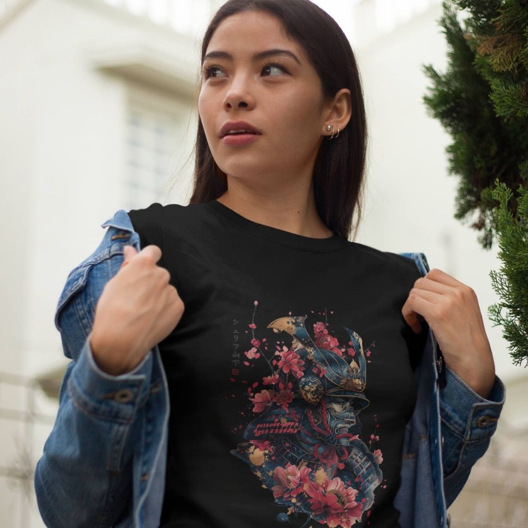 SAMURAI – Visible Sign T-Shirt (Damen, Schwarz) | YAMASHITA