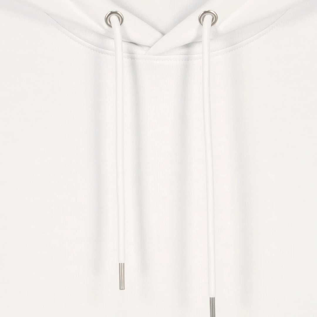 CRANE & FLOWER – Visible Sign Hoodie (Unisex, Off-White, Backprint) | YAMASHITA