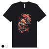 Japan Dancing Koi Unisex T-Shirt im Tattoo-Style von YAMASHITA