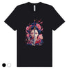 Japan Geisha & Sword Unisex T-Shirt im Tattoo-Style von YAMASHITA