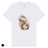 Japan Dragon & Waves Unisex T-Shirt im Vintage-Style von YAMASHITA