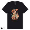 Japan Geisha & Temple Unisex T-Shirt im Vintage-Style von YAMASHITA