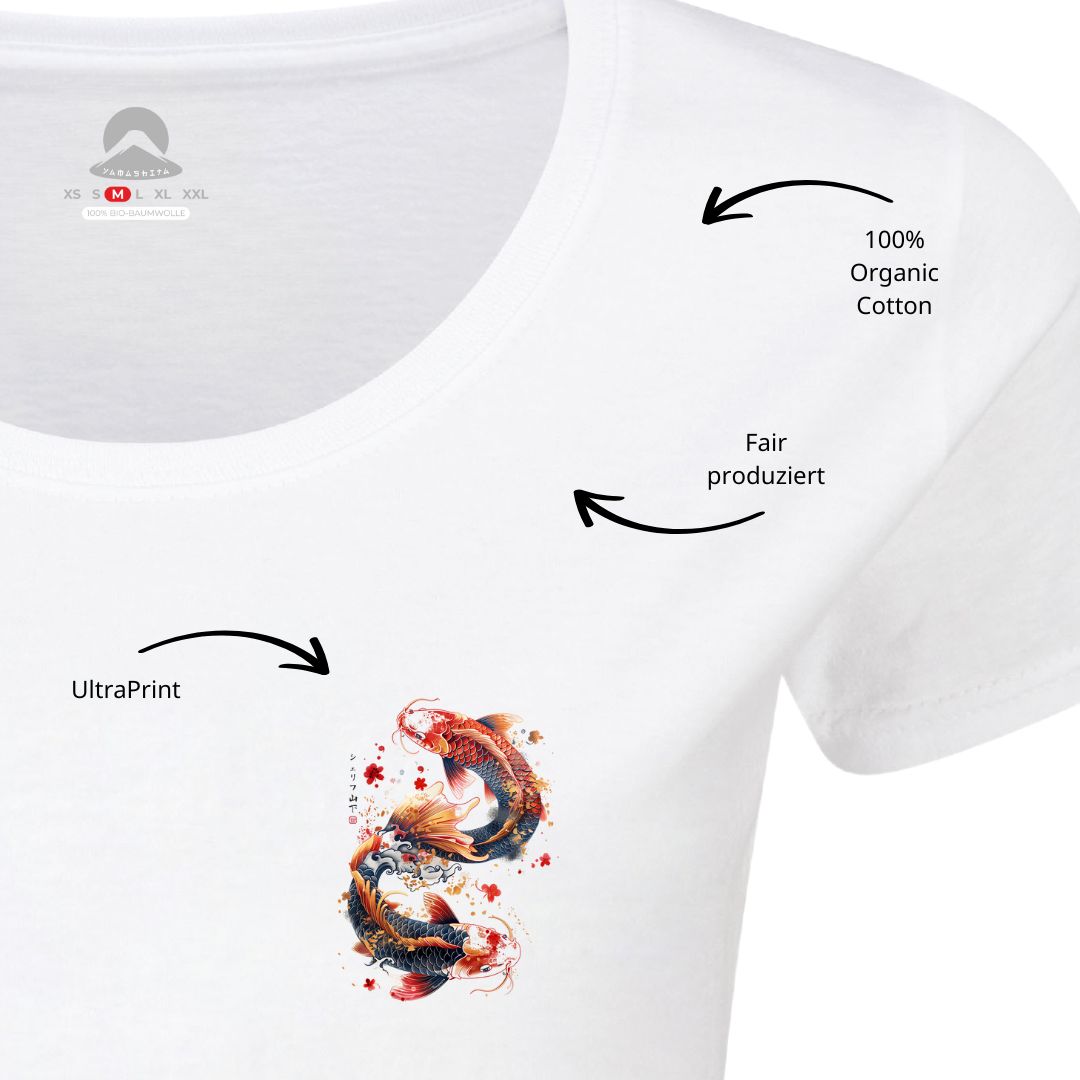 Dancing Koi – Inner Sign Shirt (Damen)