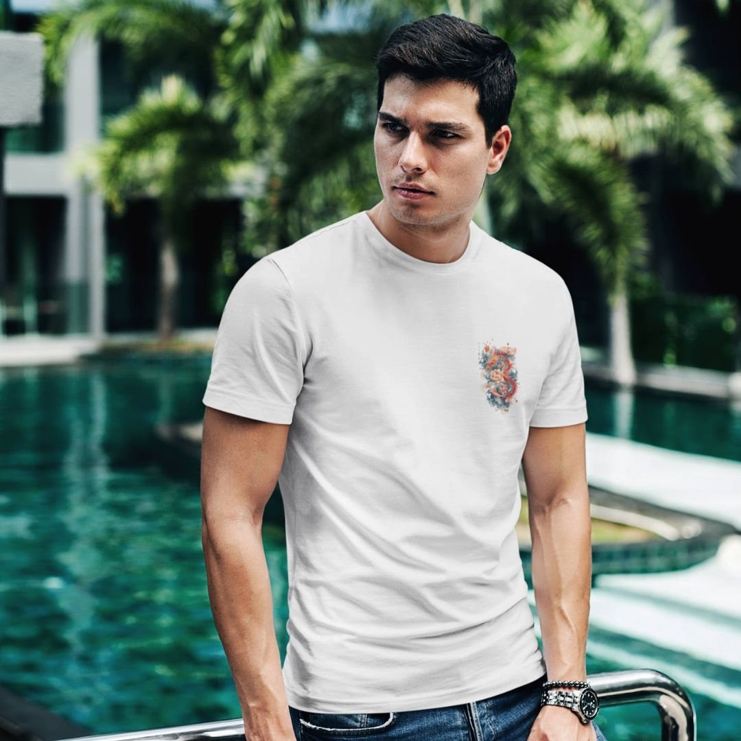 DRAGON & FLOWER – Inner Sign Shirt (Herren) | YAMASHITA