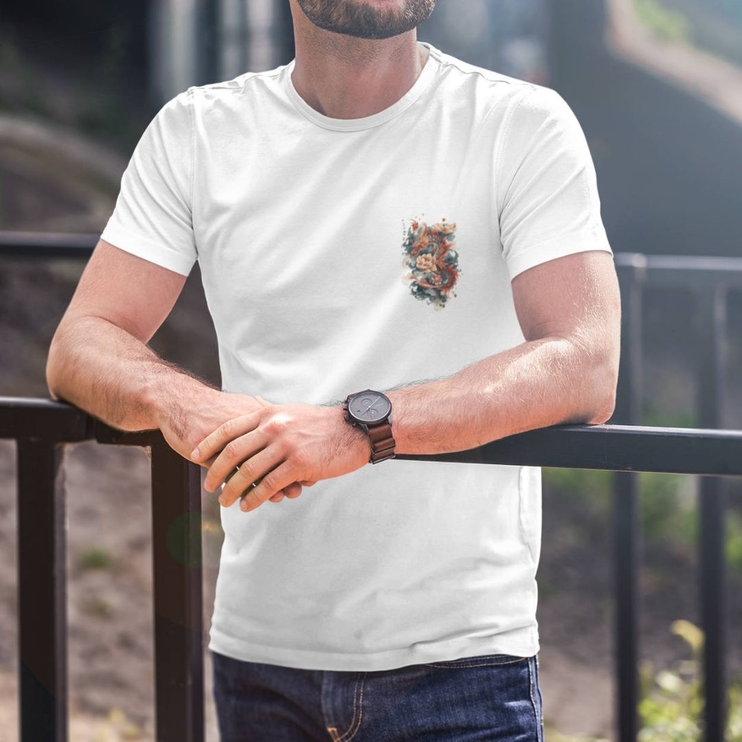 DRAGON & FLOWER – Inner Sign Shirt (Herren) | YAMASHITA