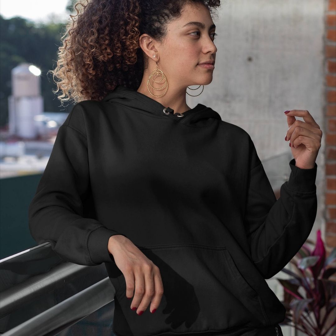 GEISHA & KATANA – Visible Sign Hoodie (Unisex, Schwarz, Backprint) | YAMASHITA