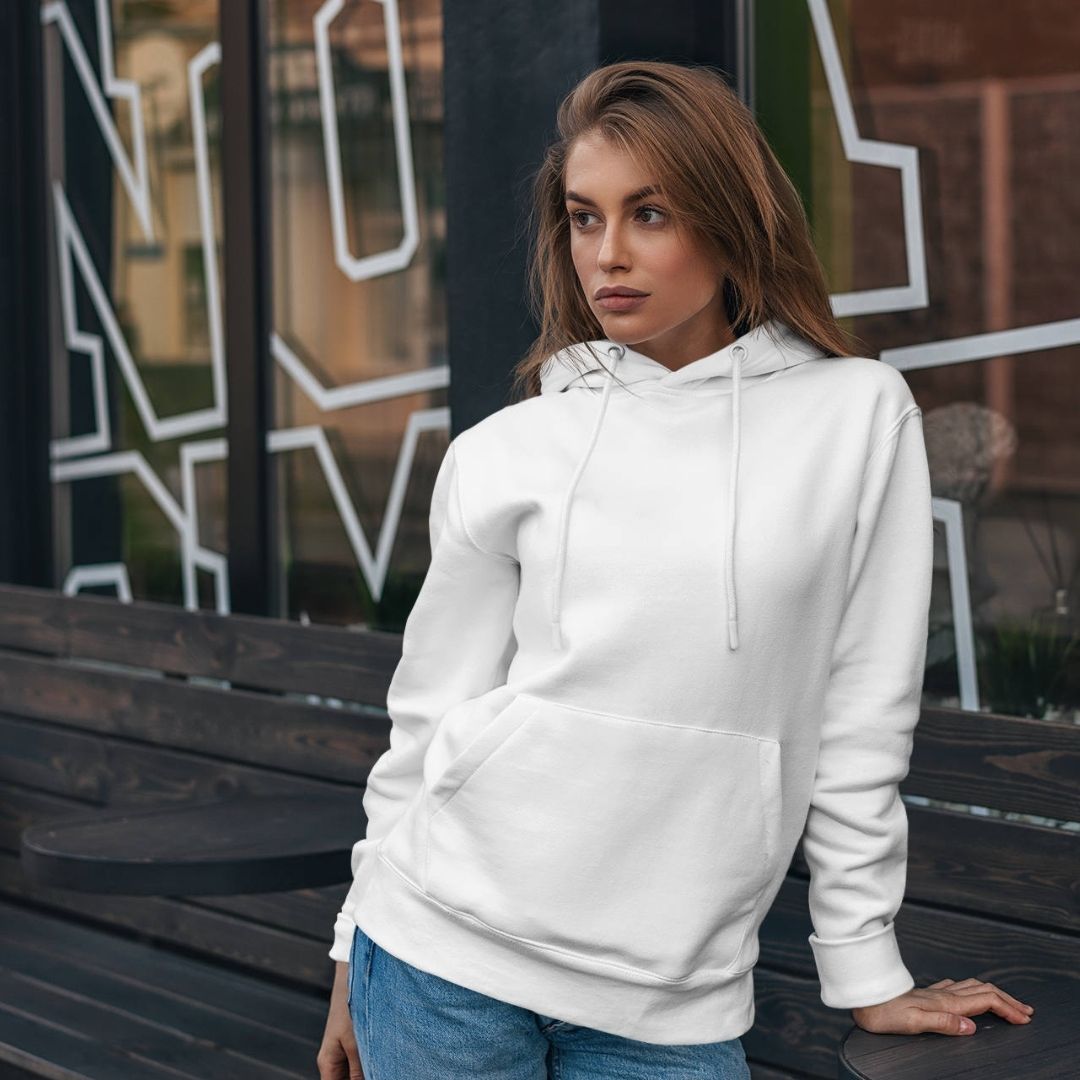 GEISHA – Visible Sign Hoodie (Unisex, Off-White, Backprint) | YAMASHITA