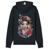 GEISHA – Visible Sign Hoodie (Unisex, Schwarz, Backprint) | YAMASHITA