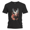 CRANE & FLOWER – Visible Sign T-Shirt (Herren, Schwarz) | YAMASHITA