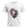 WAVE HEART – Visible Sign T-Shirt (Herren, Weiß) | YAMASHITA