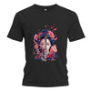 Japan Geisha Herren T-Shirt "Geisha & Sword" im Tattoo-Style von YAMASHITA in schwarz