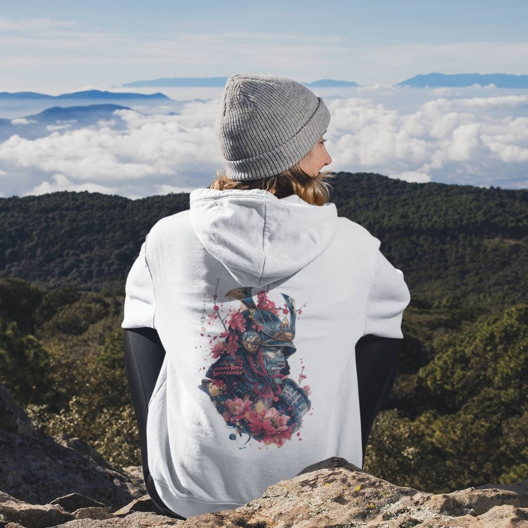 SAMURAI – Visible Sign Hoodie (Unisex, Off-White, Backprint) | YAMASHITA