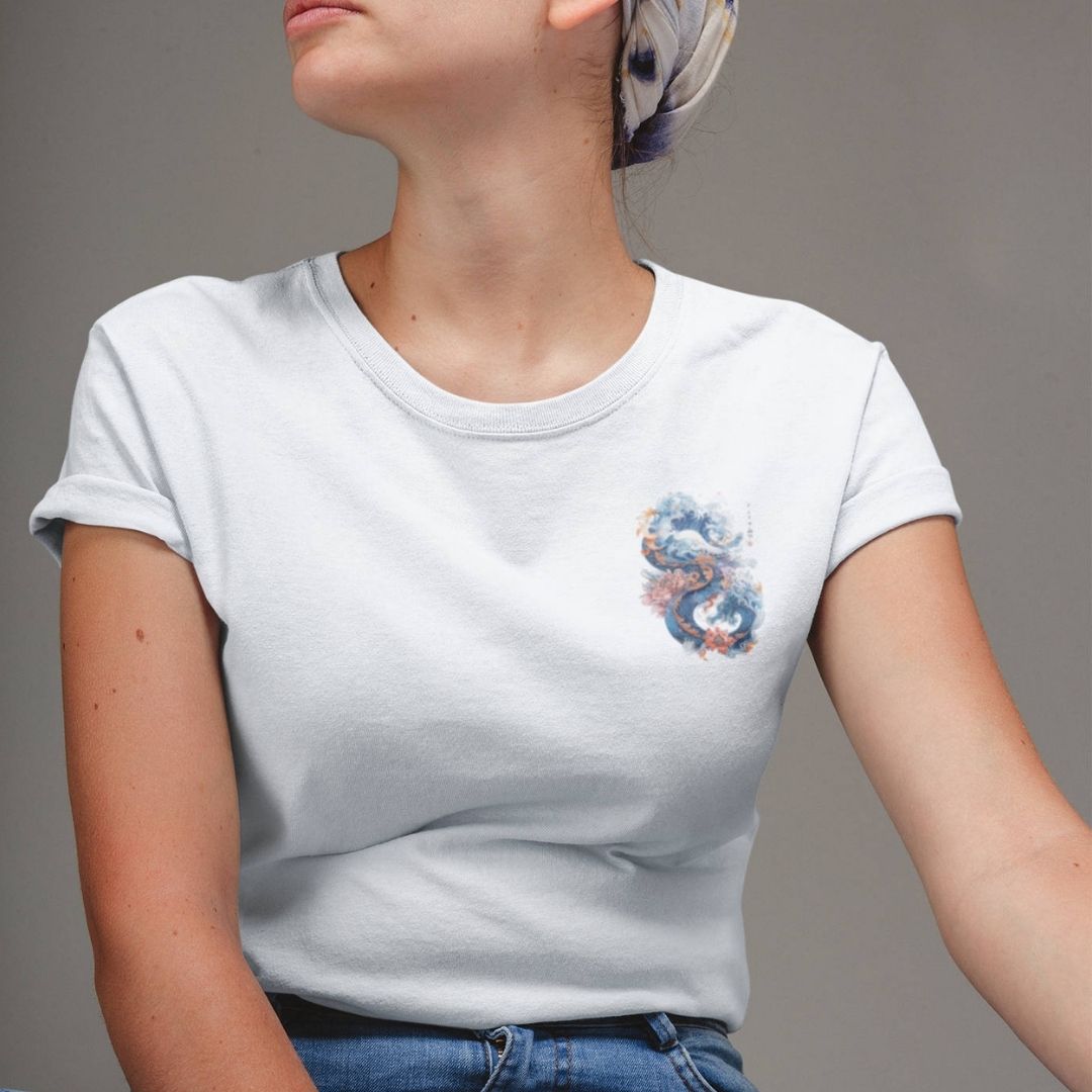 DRAGON & WAVES – Inner Sign Shirt (Damen) | YAMASHITA