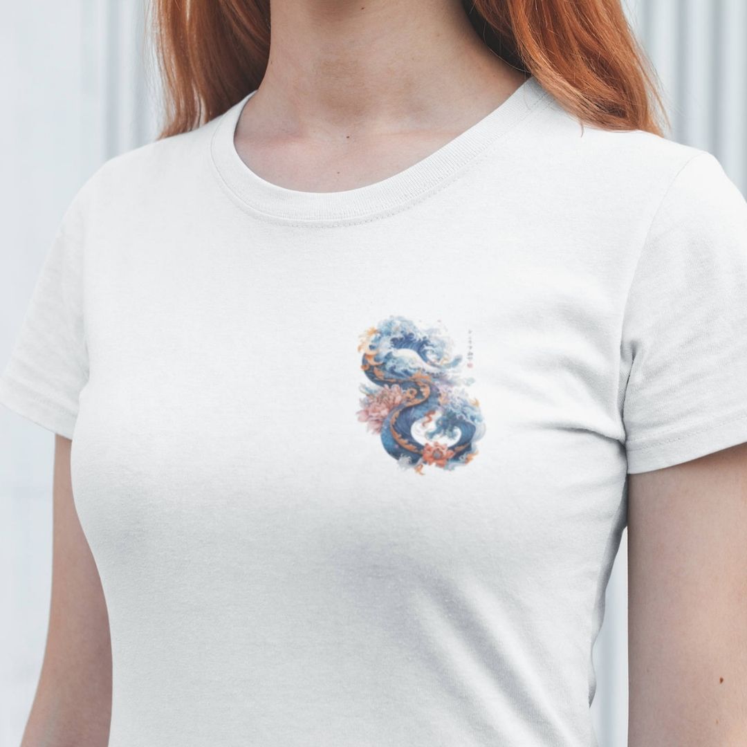 DRAGON & WAVES – Inner Sign Shirt (Damen) | YAMASHITA