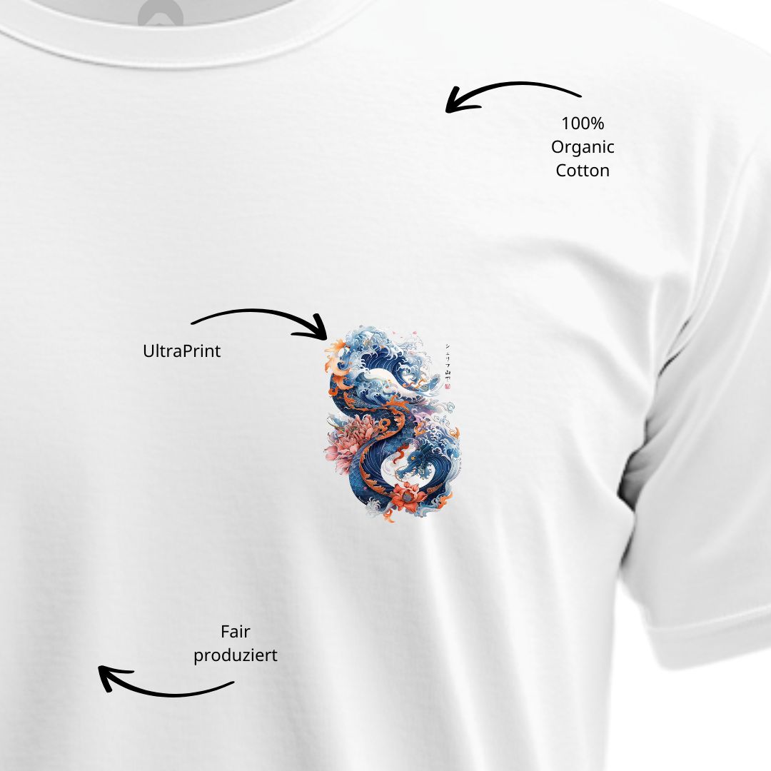 DRAGON & WAVES – Inner Sign Shirt (Herren) | YAMASHITA