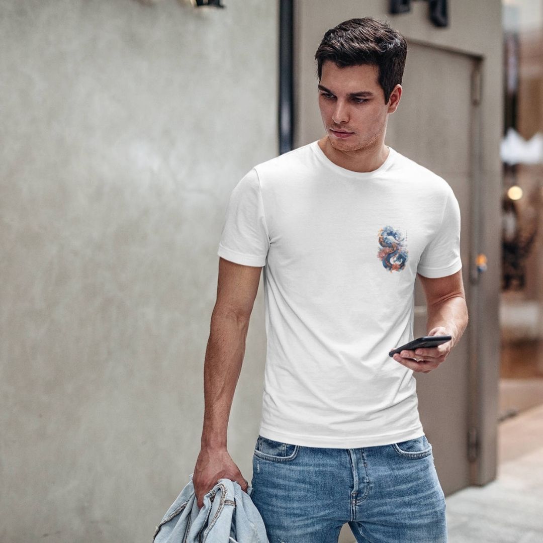 DRAGON & WAVES – Inner Sign Shirt (Herren) | YAMASHITA