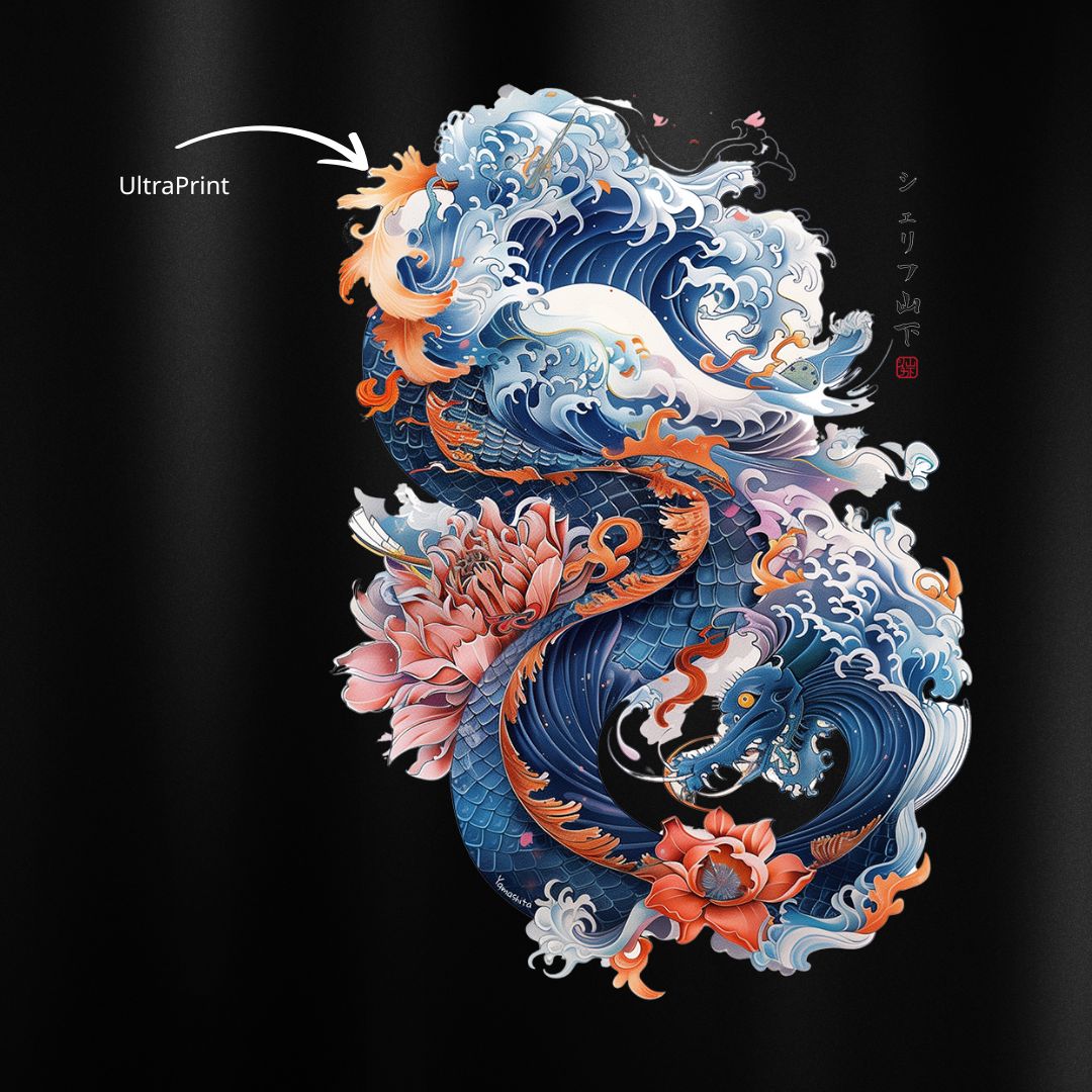 DRAGON & WAVES – Inner Sign Shirt (Damen) | YAMASHITA