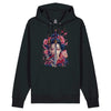 GEISHA & KATANA – Visible Sign Hoodie (Unisex, Schwarz, Frontprint) | YAMASHITA