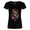 Japan Oni Damen T-Shirt im Tattoo-Style von YAMASHITA in schwarz
